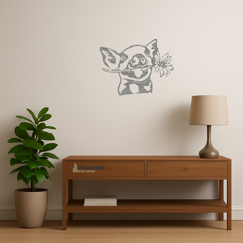 Pig with Flower - Image 3